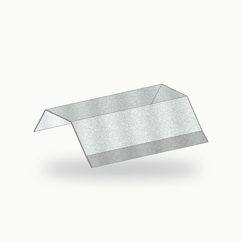 Oreille metallique de finition inox 2 m - SuissePliage