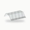 Oreille metallique de finition inox 2 m - SuissePliage