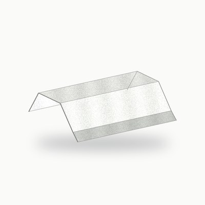Oreille metallique de finition alu RAL 9016 2 m - SuissePliage