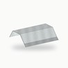 Oreille metallique de finition alu RAL 7035 2 m - SuissePliage