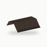 Oreille metallique de finition alu RAL 8019 2 m - SuissePliage