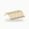 Oreille metallique de finition alu RAL 1015 2 m - SuissePliage