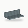 Bandeau metallique de finition zinc gris 2 m - SuissePliage