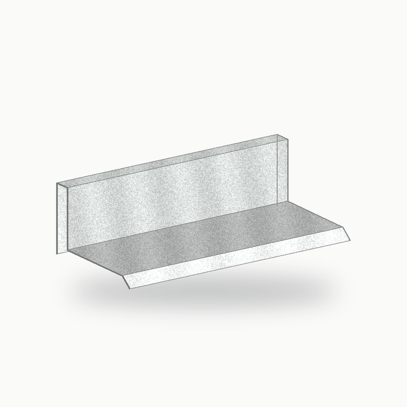 Bandeau metallique de finition inox 2 m - SuissePliage