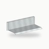Bandeau metallique de finition alu RAL 7035 2 m - SuissePliage