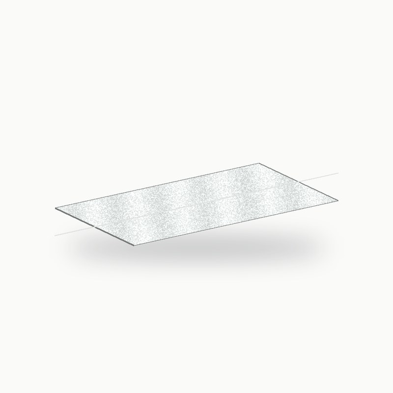 Tole plane metallique standard inox 2 m - SuissePliage