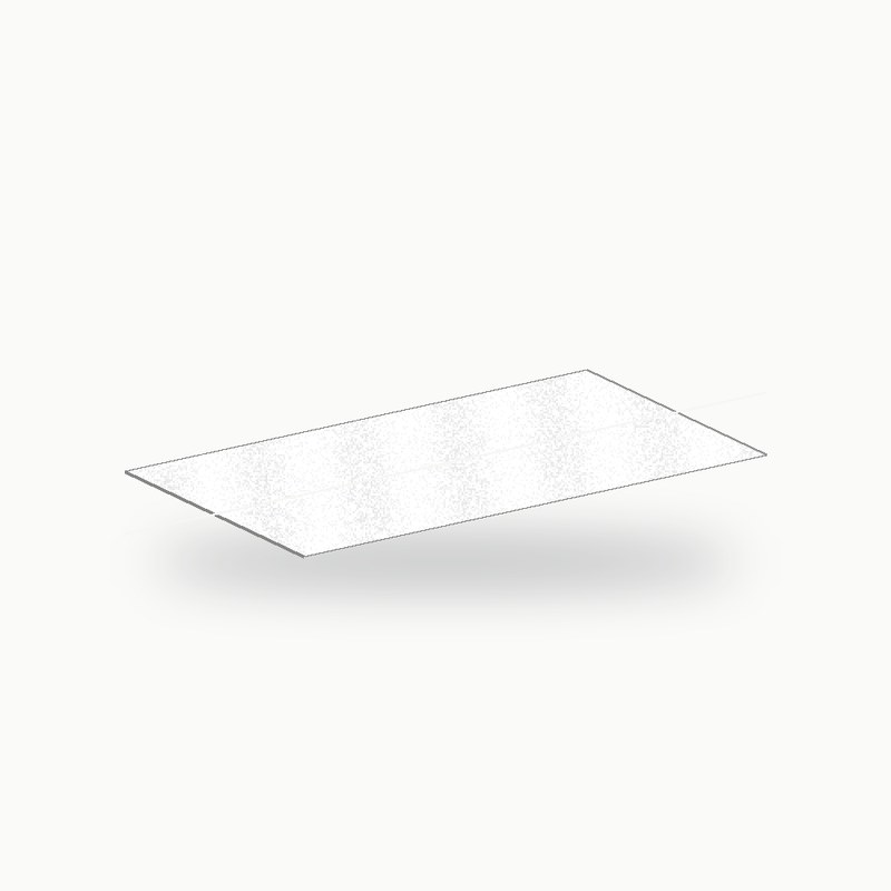 Tole plane metallique standard alu RAL 9016 2 m - SuissePliage