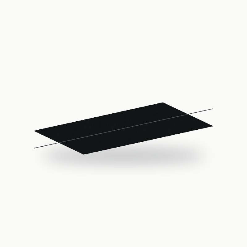 Tole plane metallique standard alu RAL 9005 2 m - SuissePliage