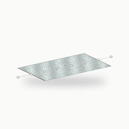 Eclisse de fixation galva galva - SuissePliage