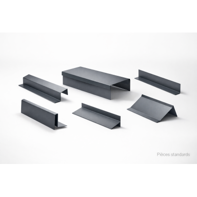 Profili metallici di finitura standard