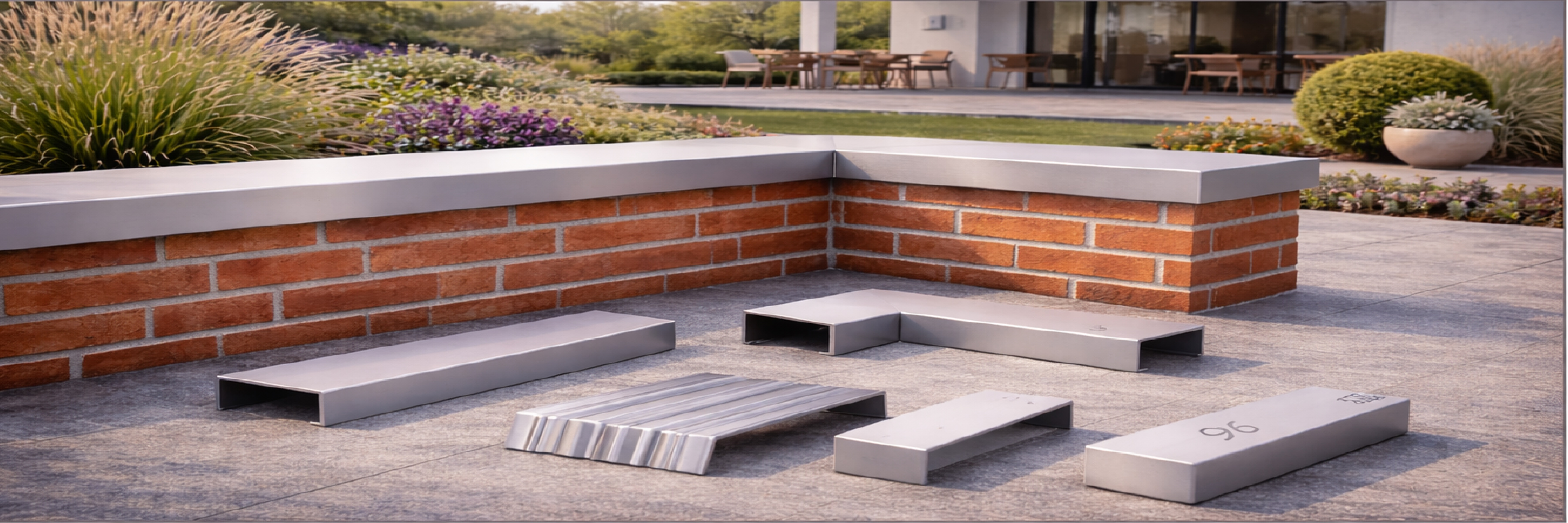 Coprimuro metallici – Serie 350 mm