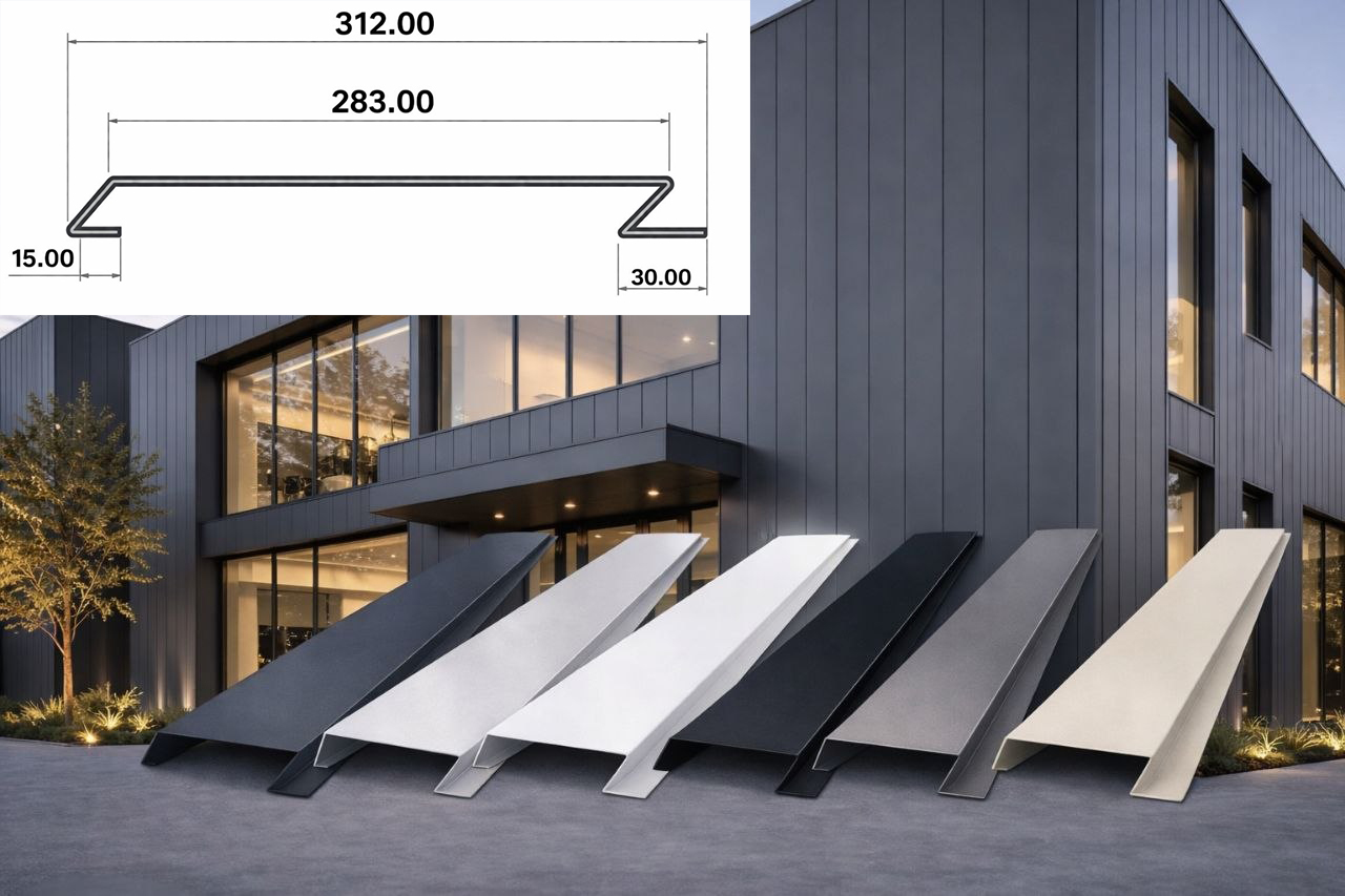 Bardage aluminium fixation invisible