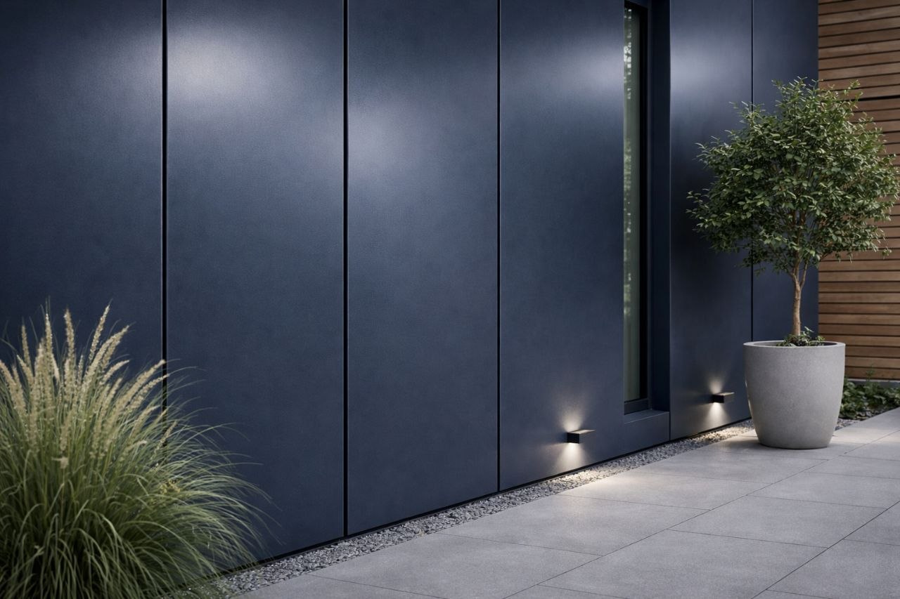 Bardage aluminium fixation invisible sur mesure SuissePliage