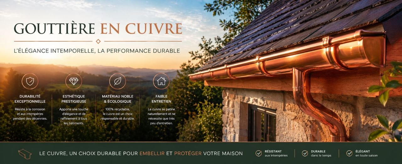 Gouttière demi-ronde DEV 33 et accessoires : guide complet